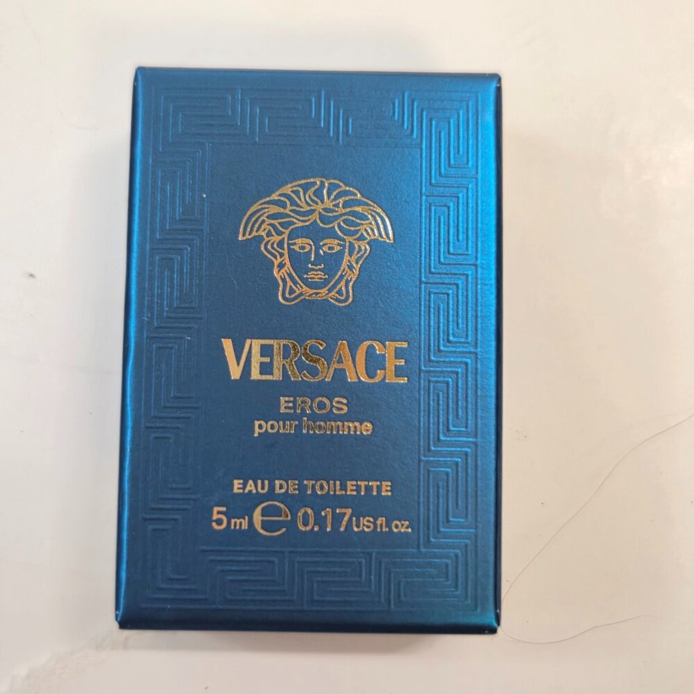 VERSACE EROS pour homme Eau De Toilette 5ml/0.17 fl. oz NEW Sample size travel -